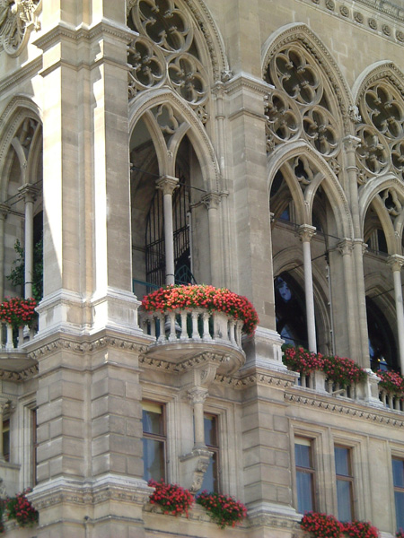 town hall architecture detail